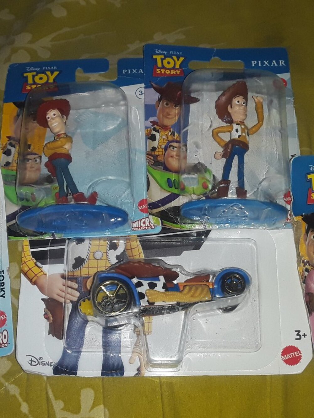 5 pc Toy Story Woodie Car Character Figures Cake Toppers Bo Beep, Forky, Woodies